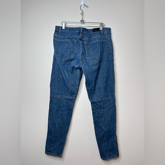 BDG Moto Style Jeans with Ankle Zippers Relaxed Slim Fit Tapered Size 29 - Picture 10 of 11